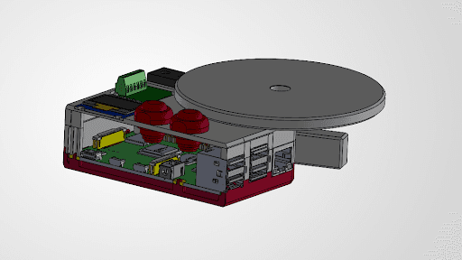 Section View of SOLIDWORKS Assembly
